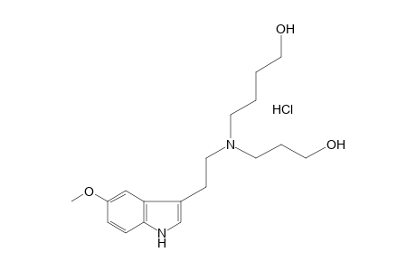 4-{(3-HYDROXYPROPYL)[2-(5-METHOXYINDOL-3-YL)ETHYL]AMINO}-1-BUTANOL, MONOHYDROCHLORIDE