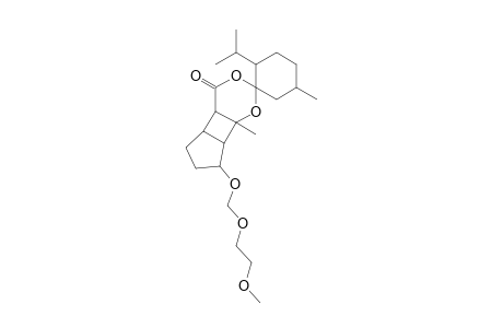 Spiro[3,5-dioxatricyclo[6.3.0.0(2,7)]undecan-6-one-4,2'-cyclohexane], 1'-isopropyl-2,4'-dimethyl-11-(2-methoxyethoxymethoxy)-