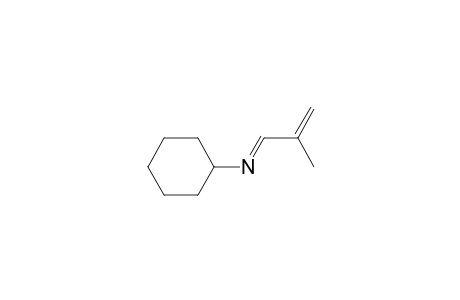 Cyclohexanamine, N-(2-methyl-2-propenylidene)-, (E)-