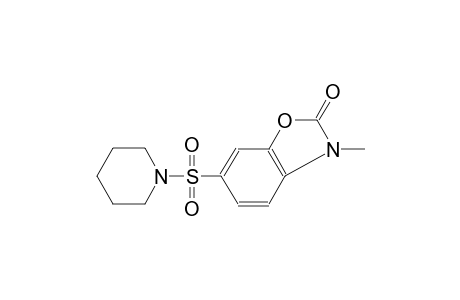 1,3-Benzoxazol-2(3H)-one, 3-methyl-6-(1-piperidinylsulfonyl)-