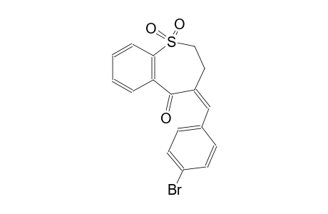 (4Z)-4-(4-bromobenzylidene)-3,4-dihydro-1-benzothiepin-5(2H)-one 1,1-dioxide
