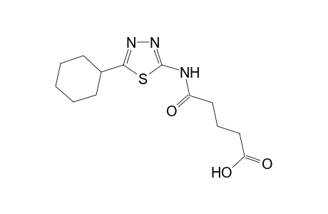 Pentanoic acid, 5-[(5-cyclohexyl-1,3,4-thiadiazol-2-yl)amino]-5-oxo-