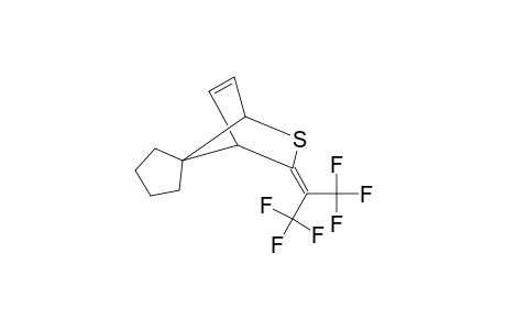 3-(HEXAFLUOROISOPROPYLIDENE)-SPIRO-(2-THIABICYCLO-[2.2.1]-HEPT-5-ENE-7,1'-CYCLOPENTANE)