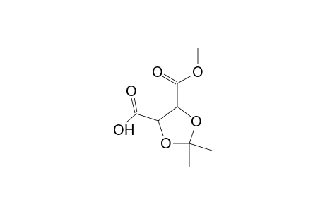 2,2-Dimethyl-[1,3]dioxolane-4,5-dicarboxylic acid, monomethyl ester