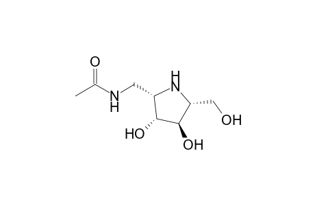 1-Acetamido-1,2,5-trideoxy-2,5-imino-d-glucitol