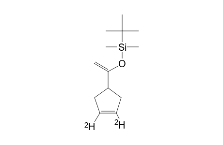 1-(TERT.-BUTYLDIMETHYLSILYLOXY)-1-([3,4-2H2]-CYCLOPENT-3-1-YL)-ETHYLENE