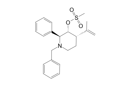 (2S,3R,4S)-N-Benzyl-4-isopropenyl-3-mesyloxy-2-phenylpiperidine