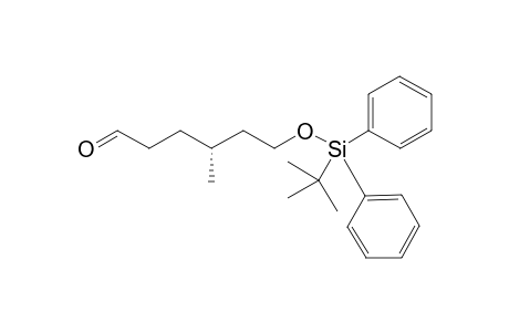 (R)-6-(tert-Butyldiphenylsilyloxy)-4-methylhexanal