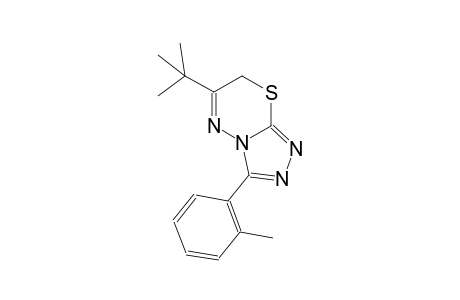 6-tert-butyl-3-(2-methylphenyl)-7H-[1,2,4]triazolo[3,4-b][1,3,4]thiadiazine