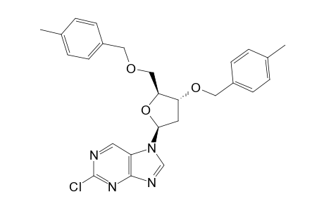2-CHLORO-7-[2-DEOXY-3,5-DI-O-(4-TOLUOYL)-BETA-D-ERYTHRO-PENTOFURANOSYL]-7H-PURINE