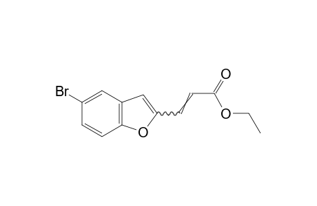 5-bromo-2-benzofuranacrylic acid, ethyl ester