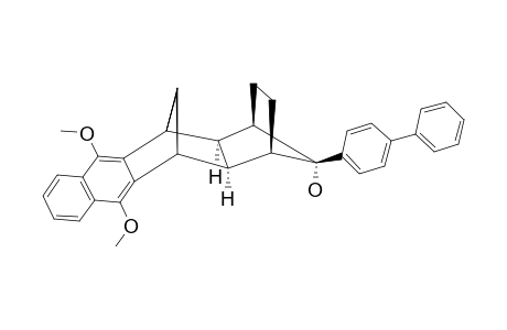 1,2,3,4,4A,5,12,12A-OCTAHYDRO-1,4:5,12-DIMETHANO-6,11-DIMETHOXY-14-HYDROXY-14-(P-BIPHENYL)-NAPHTHACENE