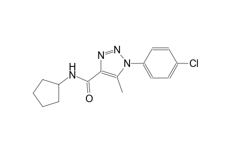 1H-1,2,3-triazole-4-carboxamide, 1-(4-chlorophenyl)-N-cyclopentyl-5-methyl-