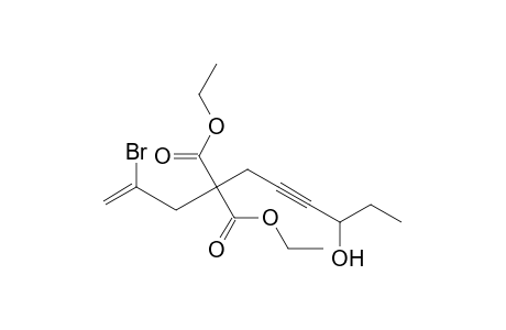 Diethyl 2-Bromo-8-hydroxydeca-1-ene-6-yne-4,4-dicarboxylate