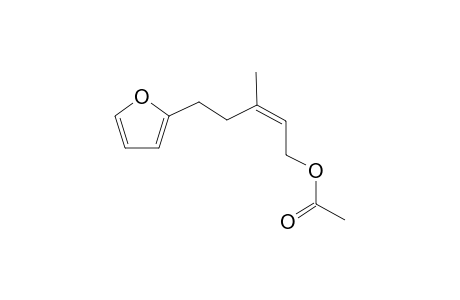 (Z)-5-Furan-2-yl-3-methylpent-2-en-1-ol acetate