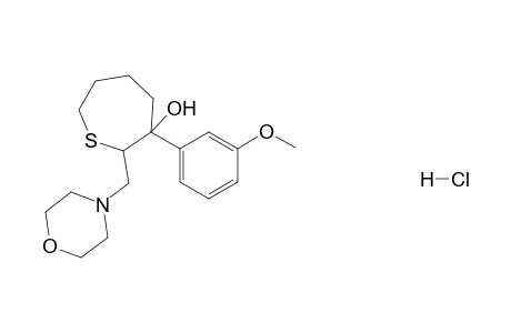 3-(3'-Methoxyphenyl)-2-(morpholinomethyl)-thiepan-3-ol-hydrochloride