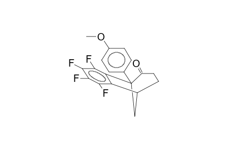 1-(4-METHOXYPHENYL)-2-KETO-6,7-TETRAFLUOROBENZOBICYCLO[3.2.1]OCTENE