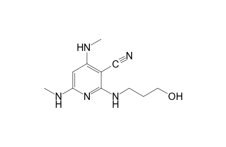 4,6-bis(methylamino)-2-[(3-hydroxypropyl)amino]nicotinonitrile