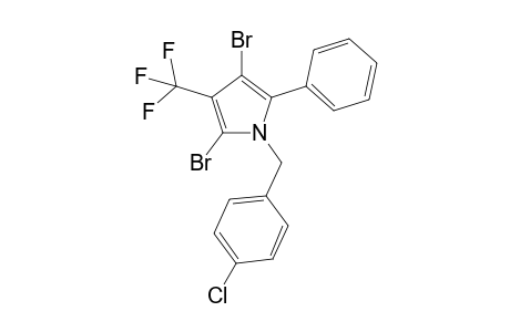 1-(4-chlorobenzyl)-2-phenyl-4-trifluoromethyl-3,5-Dibromo-pyrrole