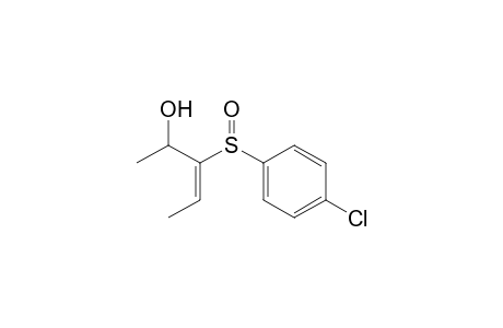 (E)-3-(4-chlorophenyl)sulfinyl-3-penten-2-ol
