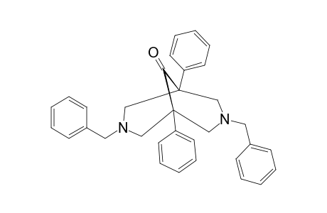 3,7-bis(benzyl)-1,5-di(phenyl)-3,7-diazabicyclo[3.3.1]nonan-9-one