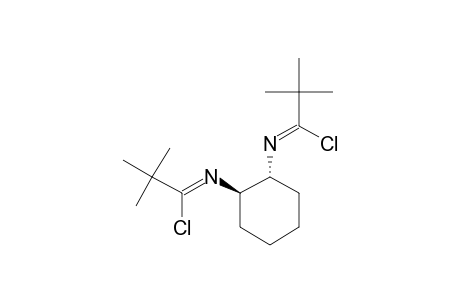 (+)-N,N'-[(1R,2R)-CYClOHEXAN-1,2-DIYL]-2,2,2',2'-TETRAMETHYLBIS-[PROPANIMIDOYL-CHLORIDE]