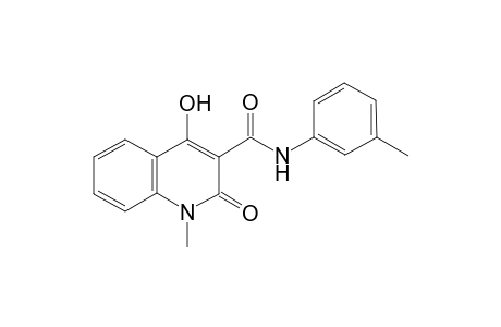 4-Hydroxy-1-methyl-2-oxo-1,2-dihydro-quinoline-3-carboxylic acid m-tolylamide