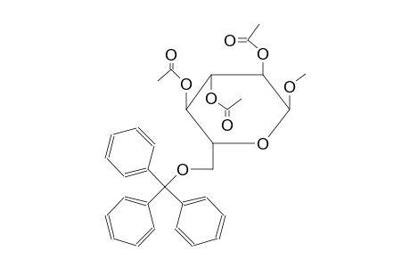 Methyl 2,3,4-tri-O-acetyl-6-O-tritylhexopyranoside