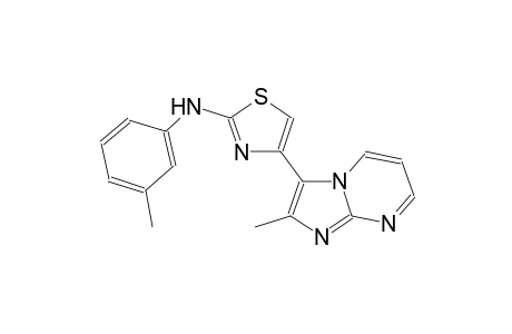 2-thiazolamine, 4-(2-methylimidazo[1,2-a]pyrimidin-3-yl)-N-(3-methylphenyl)-