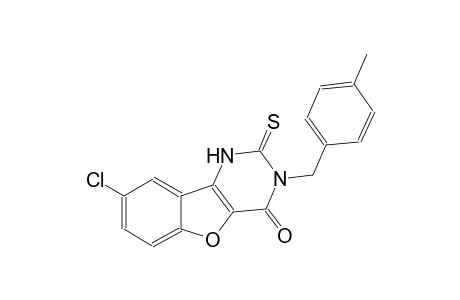 benzofuro[3,2-d]pyrimidin-4(1H)-one, 8-chloro-2,3-dihydro-3-[(4-methylphenyl)methyl]-2-thioxo-