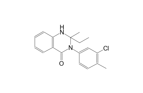 3-(3-chloro-4-methylphenyl)-2-ethyl-2-methyl-2,3-dihydro-4(1H)-quinazolinone