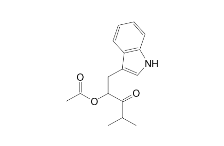 3-[2'-Acetoxy-3'-oxo-4'-methylpentyl]-indole