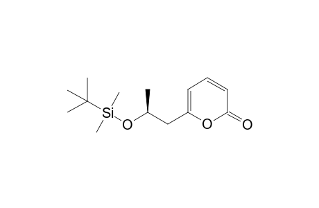 (S)-6-(2-((tert-butyldimethylsilyl)oxy)propyl)-2H-pyran-2-one