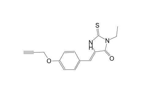 (5Z)-3-ethyl-5-[4-(2-propynyloxy)benzylidene]-2-thioxo-4-imidazolidinone
