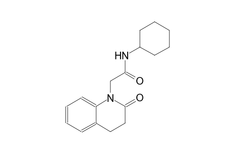 1-quinolineacetamide, N-cyclohexyl-1,2,3,4-tetrahydro-2-oxo-