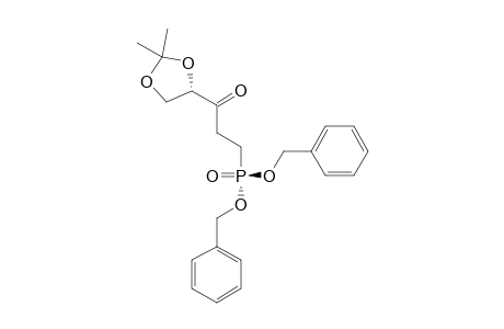 DIBENZYL-(3R-4-O-ISOPROPYLIDENE-2-OXOBUTYL)-PHOSPHONATE
