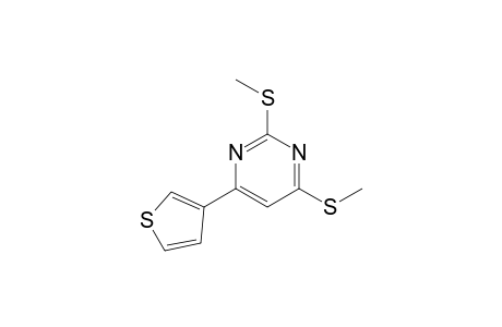 6-(3-Thienyl)-2,4-bis(methylthio)pyrimidine