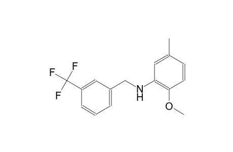 2-methoxy-5-methyl-N-[3-(trifluoromethyl)benzyl]aniline