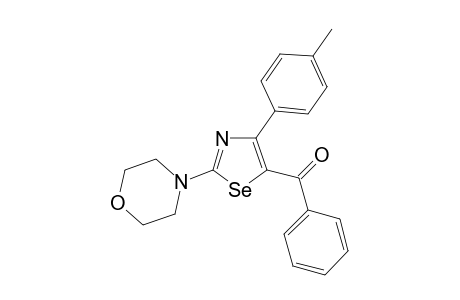[4-(4'-Methylphenyl)-2-(morpholin-4"-yl)-1,3-selenazol-5-yl] (4'"-nitrophenyl)methanone