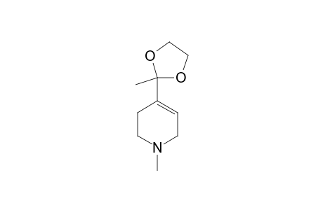 1-METHYL-4-(2-METHYL-1,3-DIOXOLAN-2-YL)-1,2,3,6-TETRAHYDRO-PYRIDINE