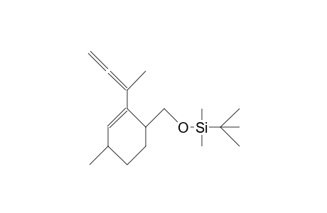 tert-Butyl-dimethyl([4-methyl-2-(1-methyl-1,2-propadienyl)-2-cyclohexen-1-yl]-methoxy)-silane