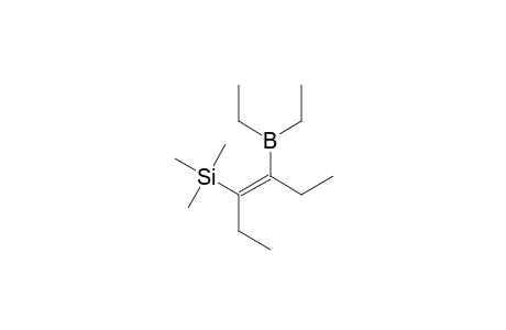[(1E)-2-(Diethylboryl)-1-ethyl-1-butenyl](trimethyl)silane