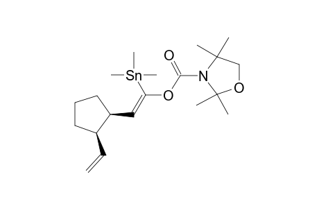 [1Z,2(1R,2R)]-1-(Trimethylstannyl)-2-vinylcyclopentyl)ethenyl 2,2,4,4-tetramethyl-1,3-dioxazolidine-3-carboxylate
