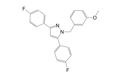 3-{[3,5-bis(4-fluorophenyl)-1H-pyrazol-1-yl]methyl}phenyl methyl ether