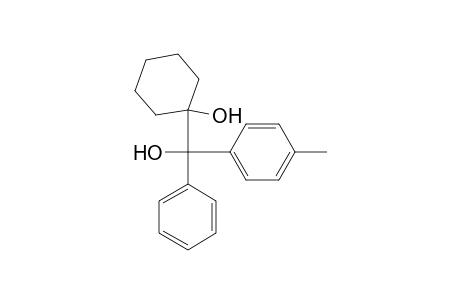 1-[Hydroxy(4-methylphenyl)phenylmethyl]cyclohexanol