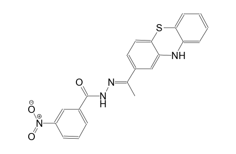 3-nitro-N'-[(E)-1-(10H-phenothiazin-2-yl)ethylidene]benzohydrazide