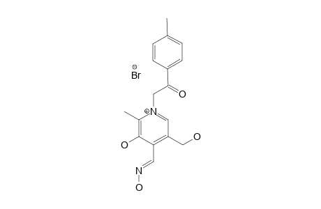 3-HYDROXY-4-HYDROXYIMINOMETHYL-5-HYDROXYMETHYL-2-METHYL-1-(4-METHYLPHENACYL)-PYRIDINIUM-BROMIDE