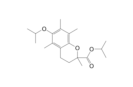 6-Isopropyloxy-2,5,7,8-tetramethylchroman-2-carboxylic acid, isopropyl ester