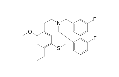 2C-5-TOET N,N-bis(3-fluorobenzyl)
