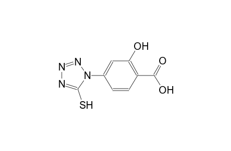 2-hydroxy-4-(5-sulfanyl-1H-tetraazol-1-yl)benzoic acid